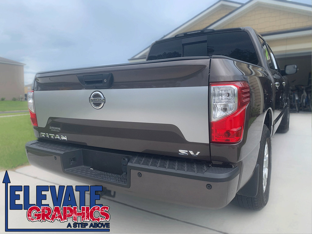 Fits Nissan Titan Tailgate Boss Stripes Vinyl Graphics Decals Stickers 20162021 eBay