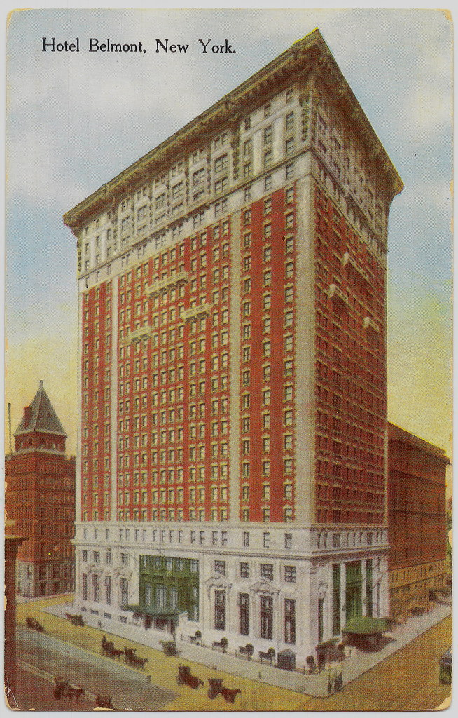 New York City Hotel Belmont in 1911 The Postcard A posta… Flickr