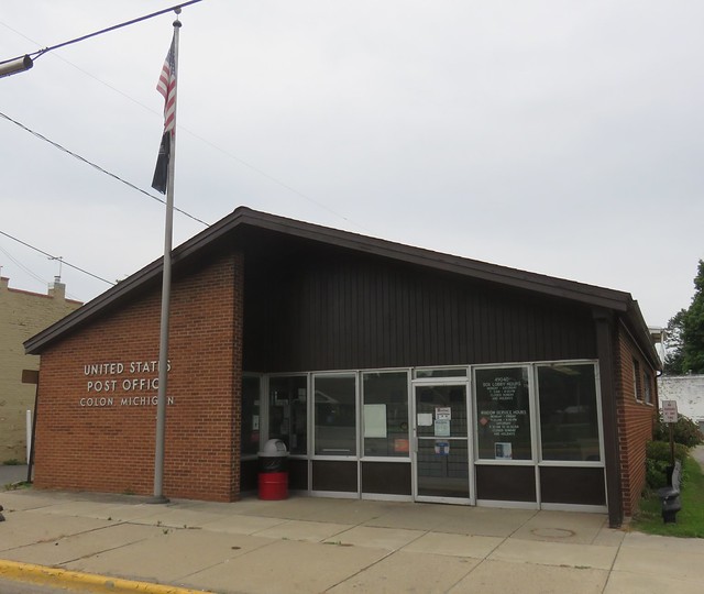 Post Office 49040 (Colon, Michigan) a photo on Flickriver