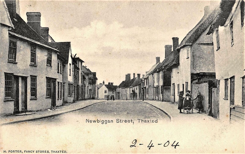 BR74553 newbiggan street thaxted uk 1904 ESSEX POSTCARD Flickr