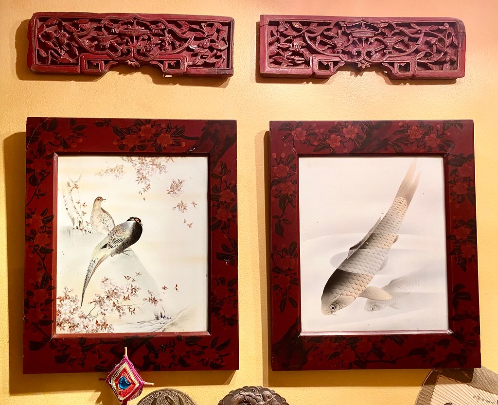 Home sweet home Japanese ceramic framed art hanging in our… Flickr