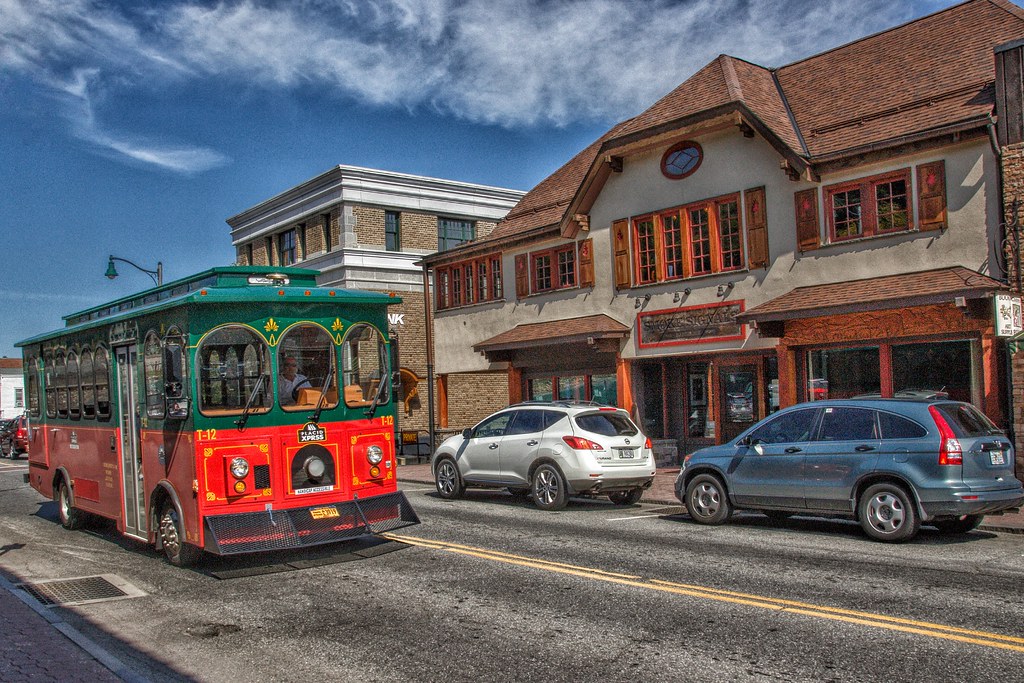 Lake Placid New York Downtown Trolley Ride Smoke Sig… Flickr