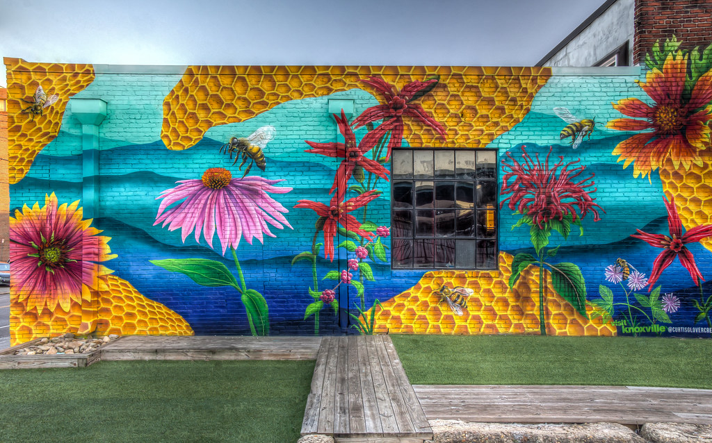 Dream Bikes Mural Knoxville, TN CurtisGloveCreative Donnie King