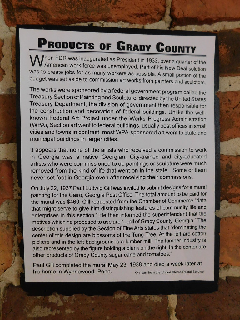 Cairo Post Office Mural History Jimmy Emerson, DVM Flickr