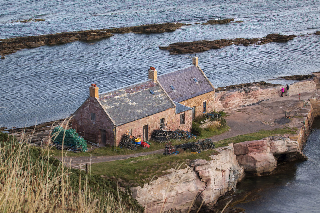 Cove Harbour Buildings Cove, Berwickshire, Scotland. Flickr