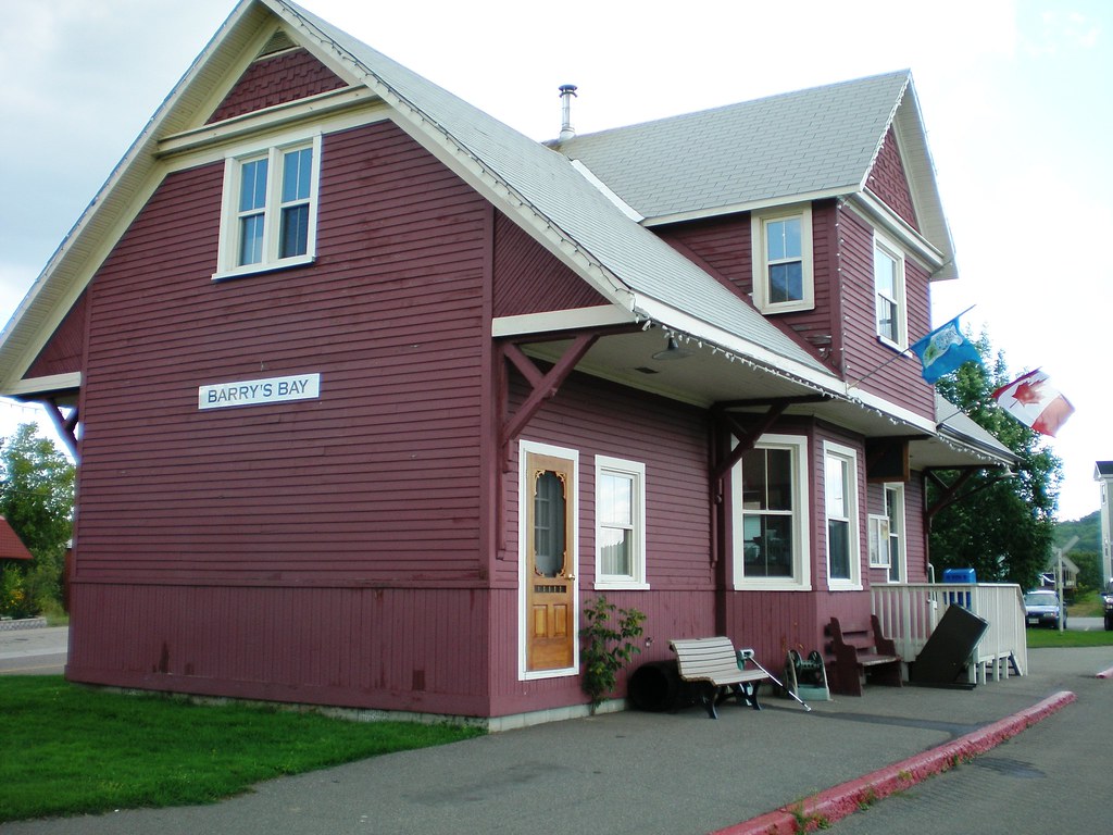 Former Train Station in Barry's Bay, Ontario Joseph Hollick Flickr