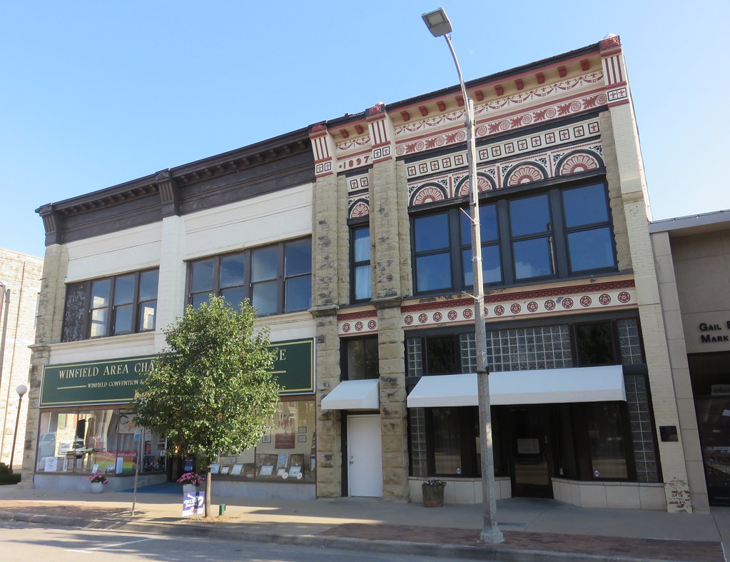 Storefront Building (Winfield, Kansas) Built in 1897, this… Flickr