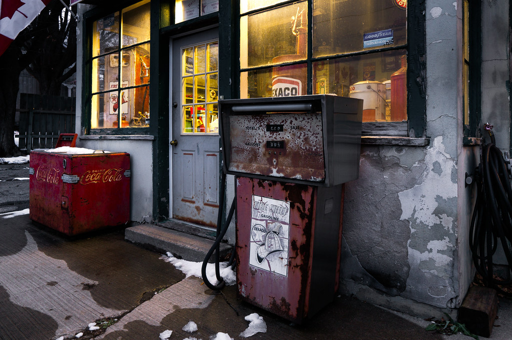 Old Gas Station Entrance Enniskillen Clarington, Ontario Flickr