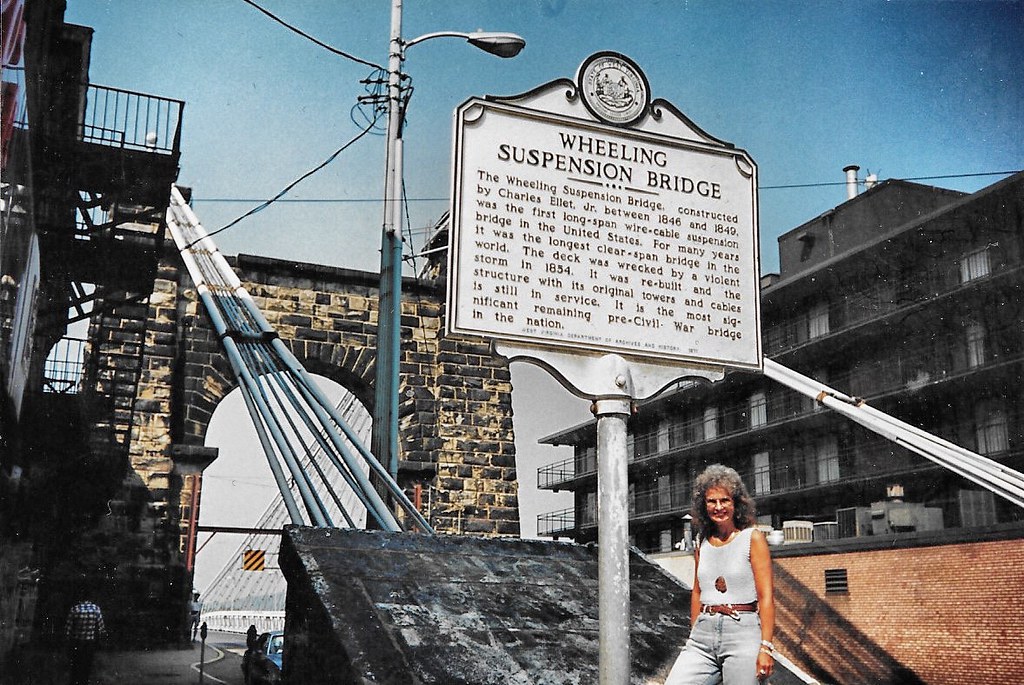 Wheeling West Virginia Historic Suspension Bridge a photo on Flickriver