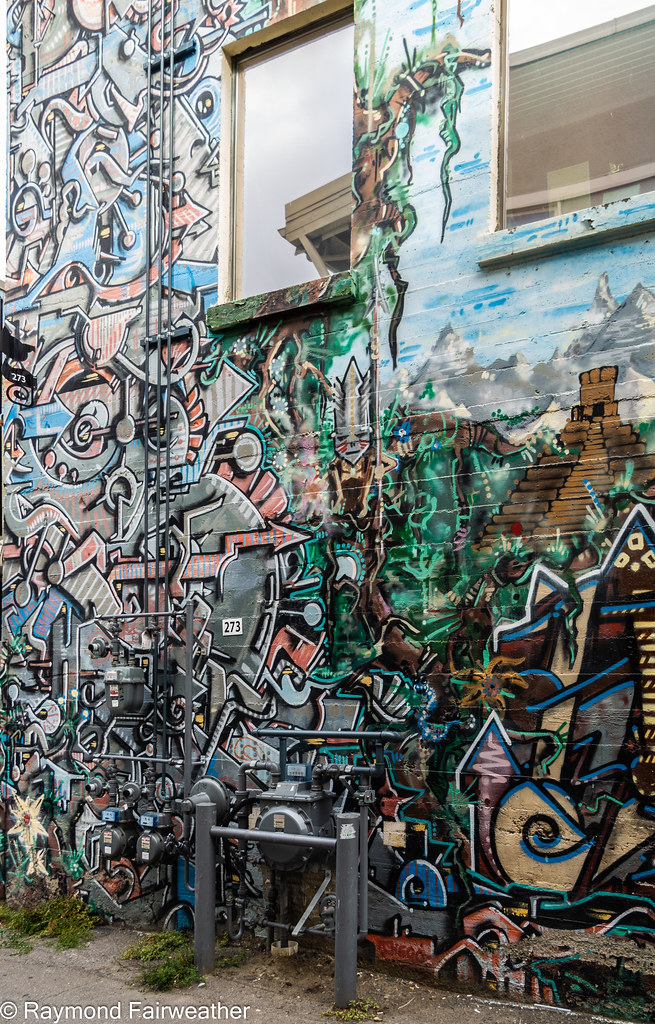 Canadian Graffiti Graf from Calgary and Kelona Raymond Fairweather