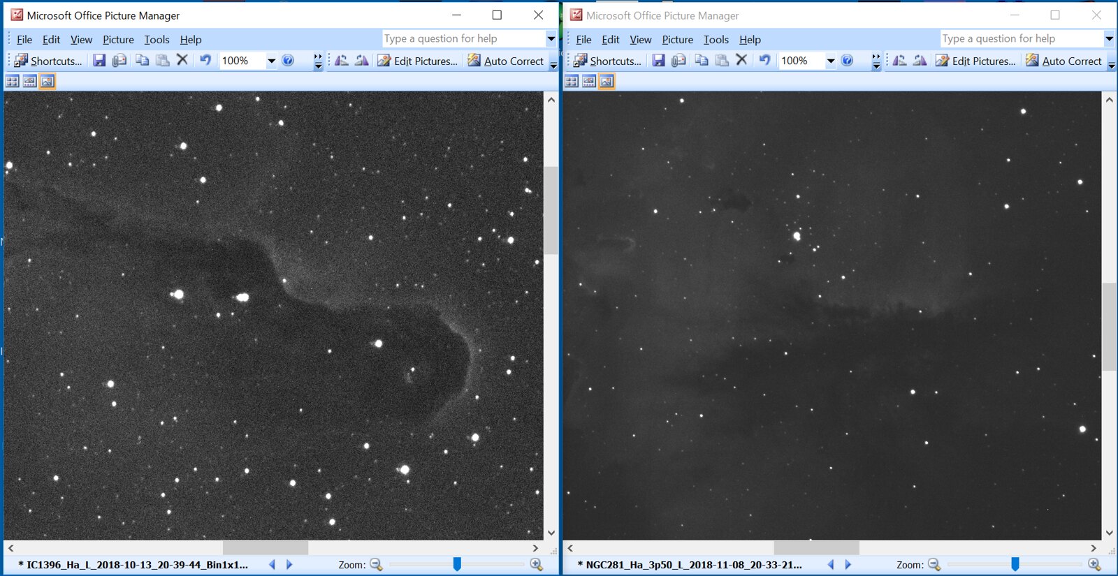 Low Gain versus High Gain Flickr