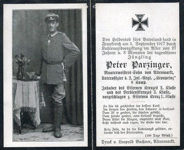 Death Funeral Cards WW1 (157) Beadmanhere Flickr