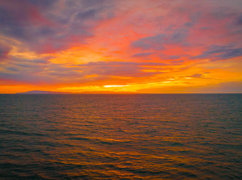 Ventura Pier Sunset DJI Mavic 2 Zoom Drone Aerial Photography Ventura