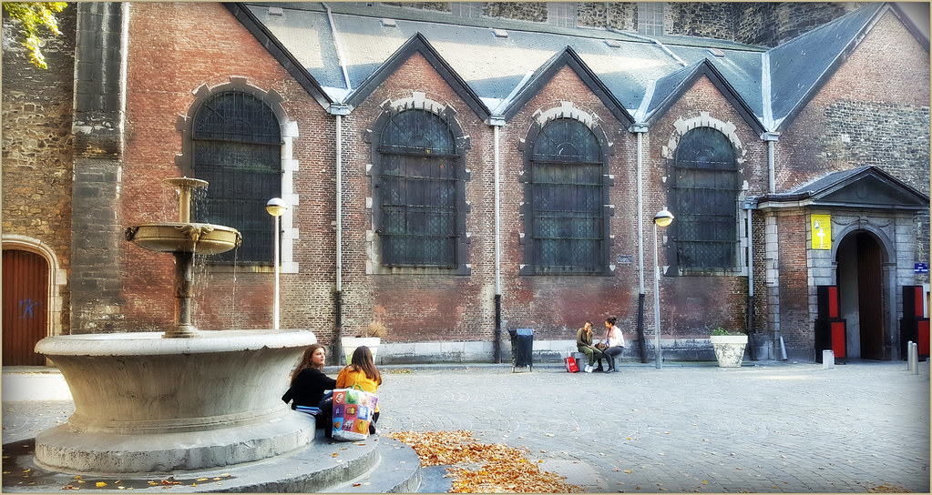 Collégiale SaintDenis, place SaintDenis, Liège, Belgique… Flickr