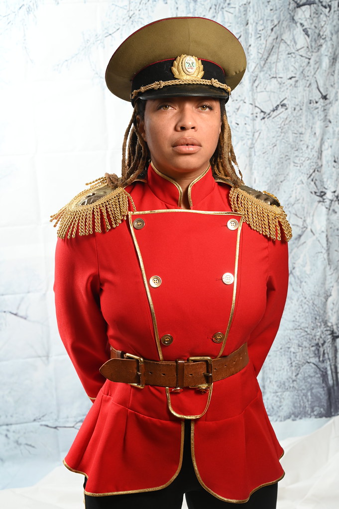 DSC_8916 Alesha from Jamaica in Red Military Uniform and C… Flickr