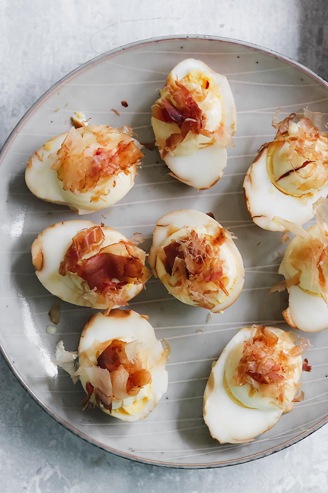 Soy Sauce Pickled Deviled Eggs Joanne Eats Well With Others
