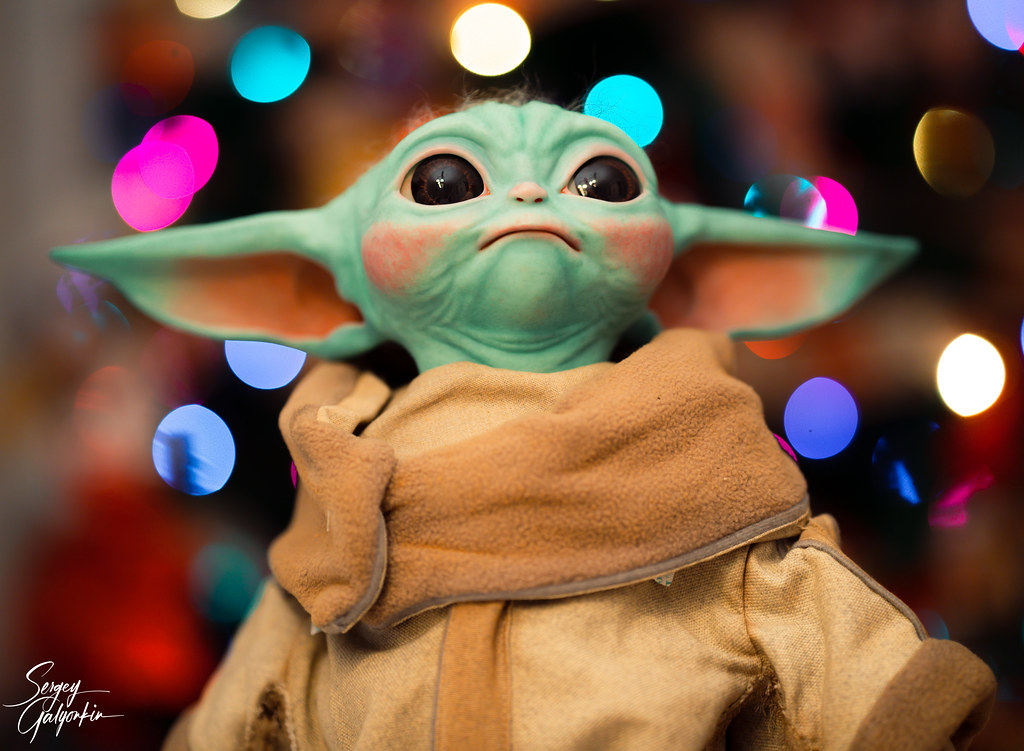Christmas Baby Yoda (Grogu) Sergey Galyonkin Flickr