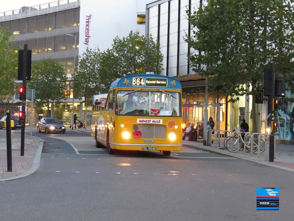 TDL564K Paris Street, Exeter, Devon, November 2014. Flickr