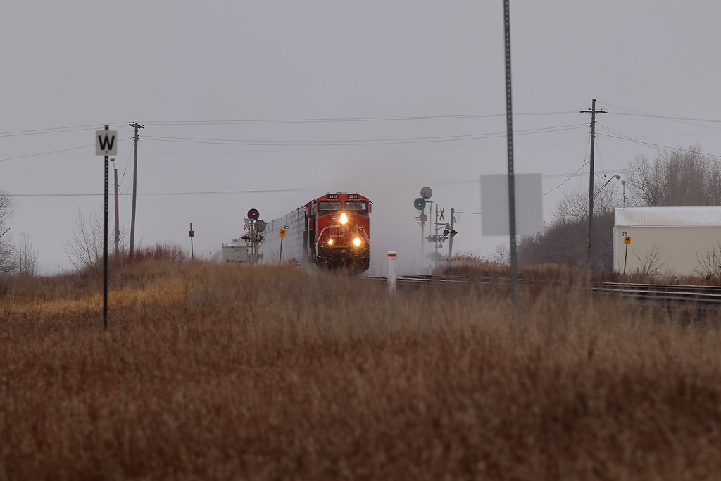 Dacotah MB On the Rivers Sub kicking up the snow. James Burnside