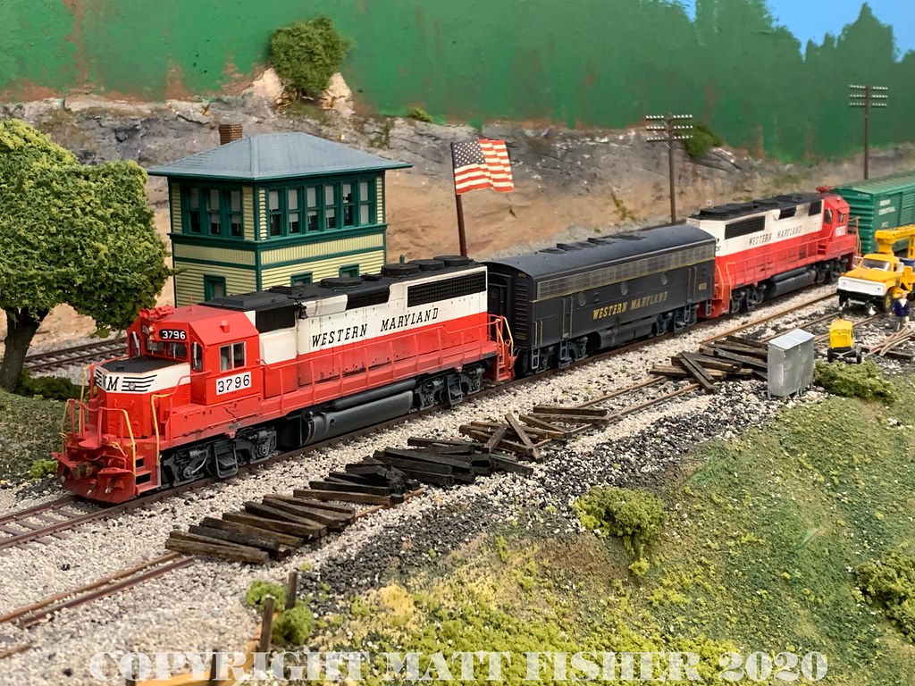 Western Maryland Lashup GP40F7BGP40 Matt Fisher Flickr