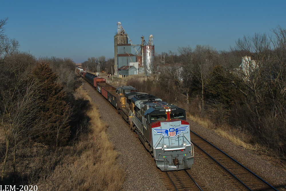 Alta Vista, Kansas On its knees at maybe 10MPH, UP 1111 wo… Flickr