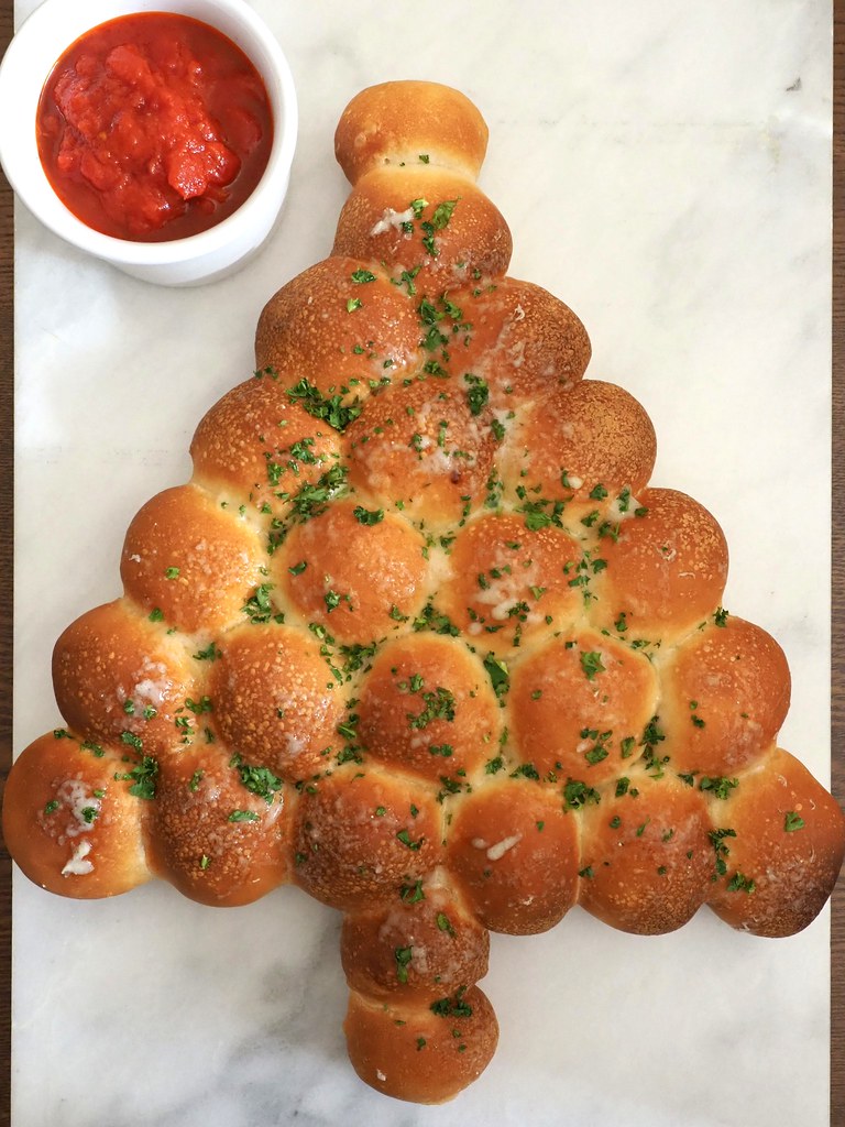 PullApart Christmas Tree Cheese Bread Toshie Flickr