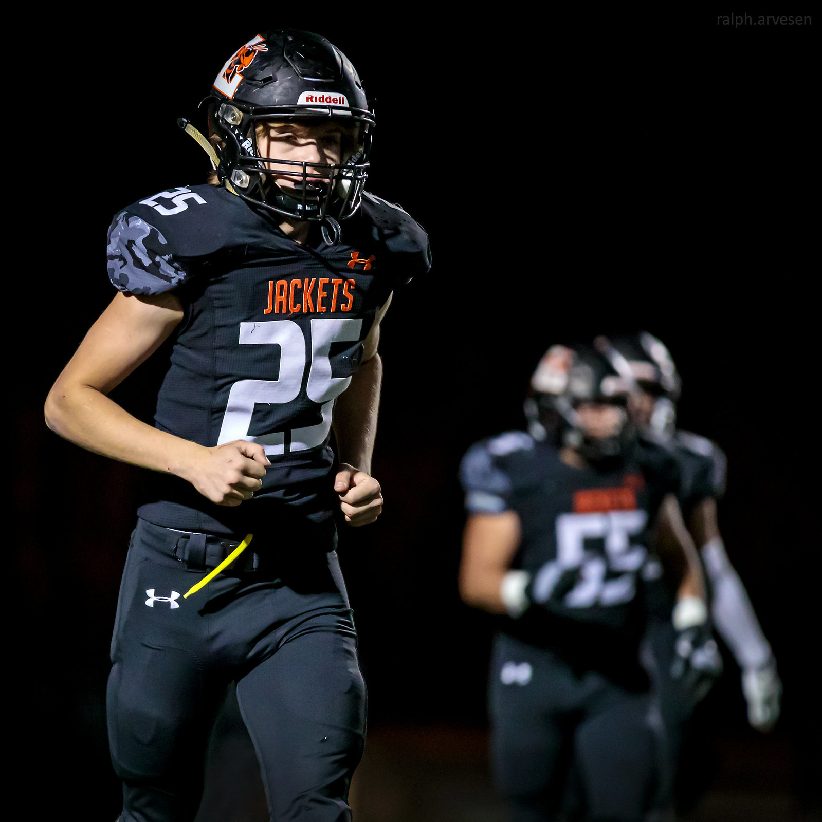 Llano Yellow Jackets varsity high school football game against the