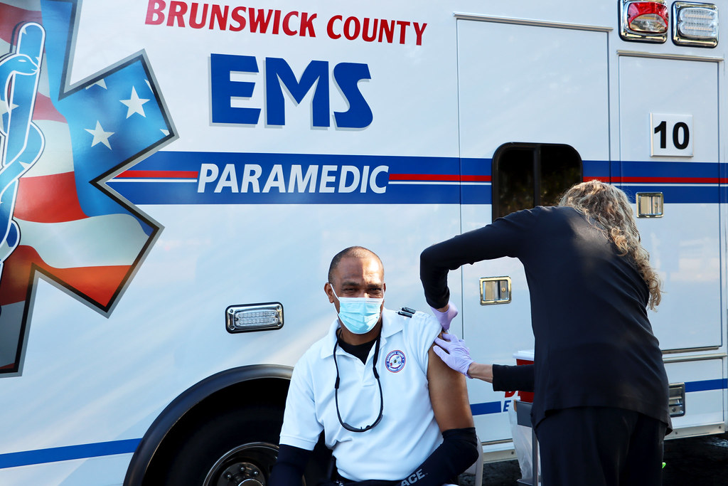 Brunswick County EMS Moderna COVID19 Vaccinations 122220 Flickr