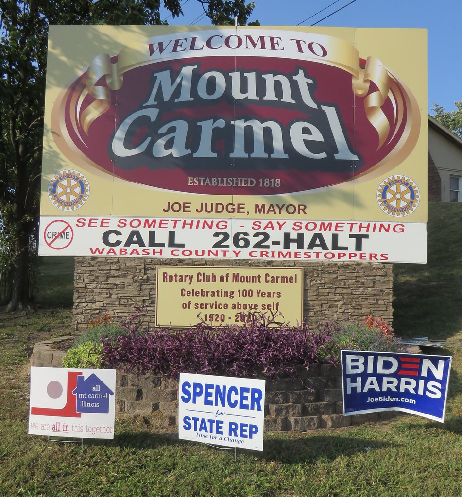 to Mount Carmel Sign (Mount Carmel, Illinois) Flickr