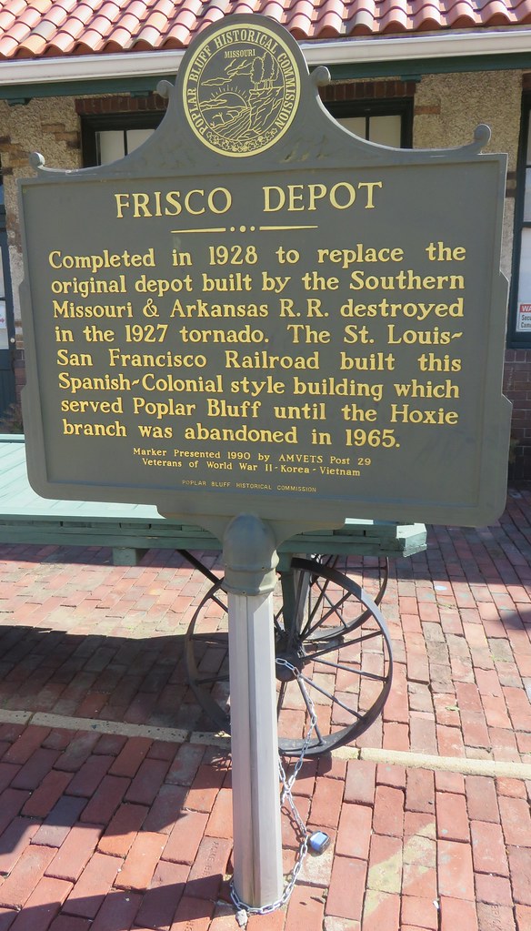 Frisco Depot Marker (Poplar Bluff, Missouri) Built in 1928… Flickr