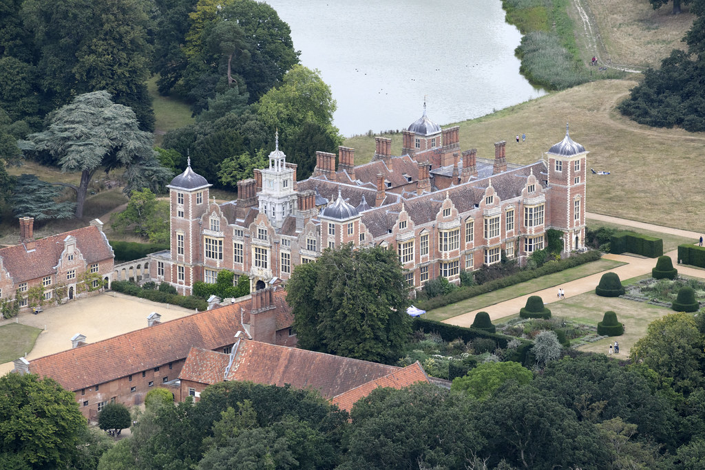 Blickling Hall aerial image Norfolk UK 6 a photo on Flickriver
