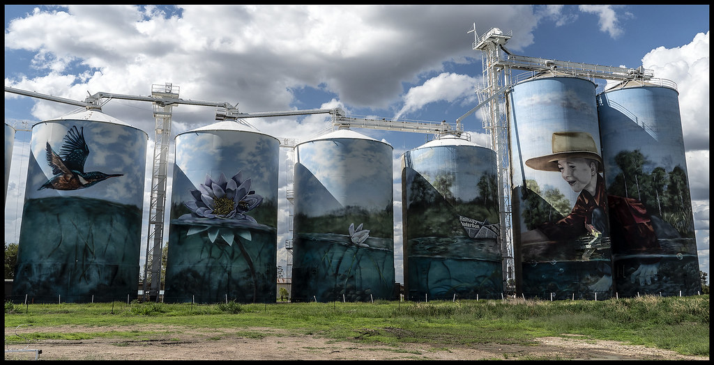 Yelarbon QLD Grain Silos1= Yelarbon QLD Grain Silos Flickr