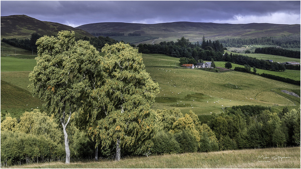 Rural Perthshire Perthshire landscape above Blair Atholl. Mike