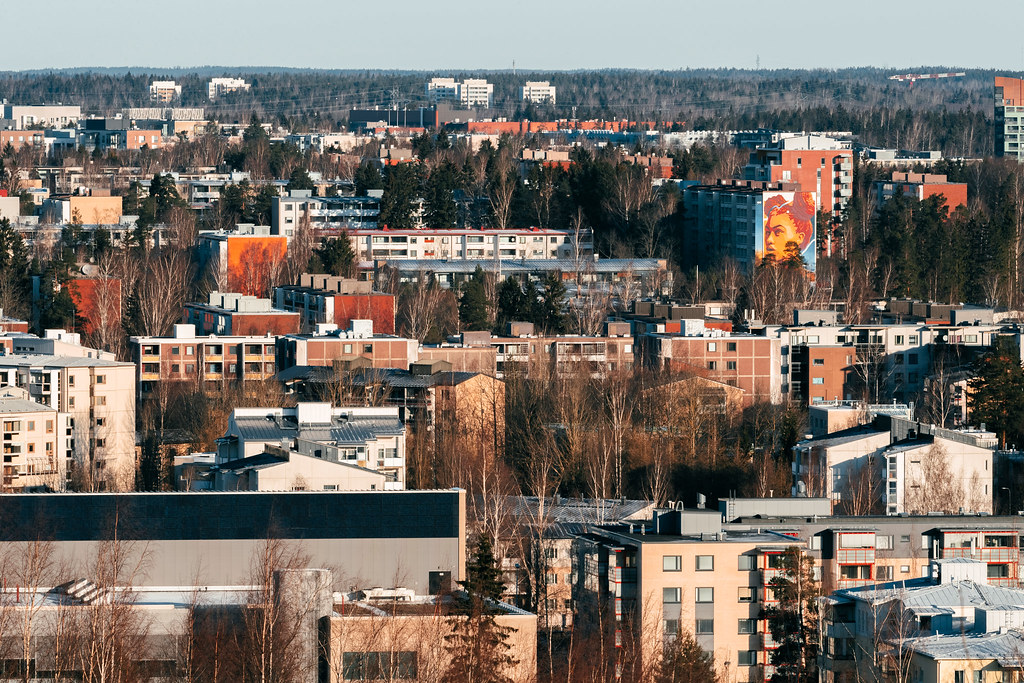 Vantaan Myyrmäki Myyrmäki kuvattuna Malminkartanonhuipulta… Flickr