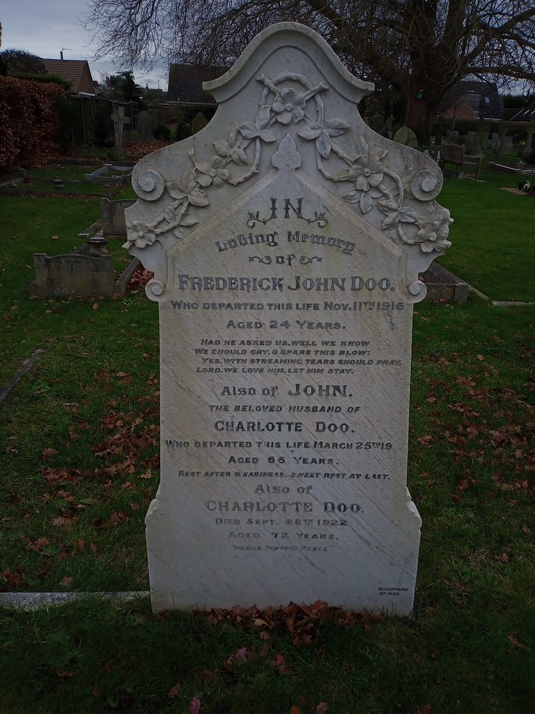 Hemingford Grey Cemetery, Cambridgeshire CEM 03890.Doo F.J… Flickr