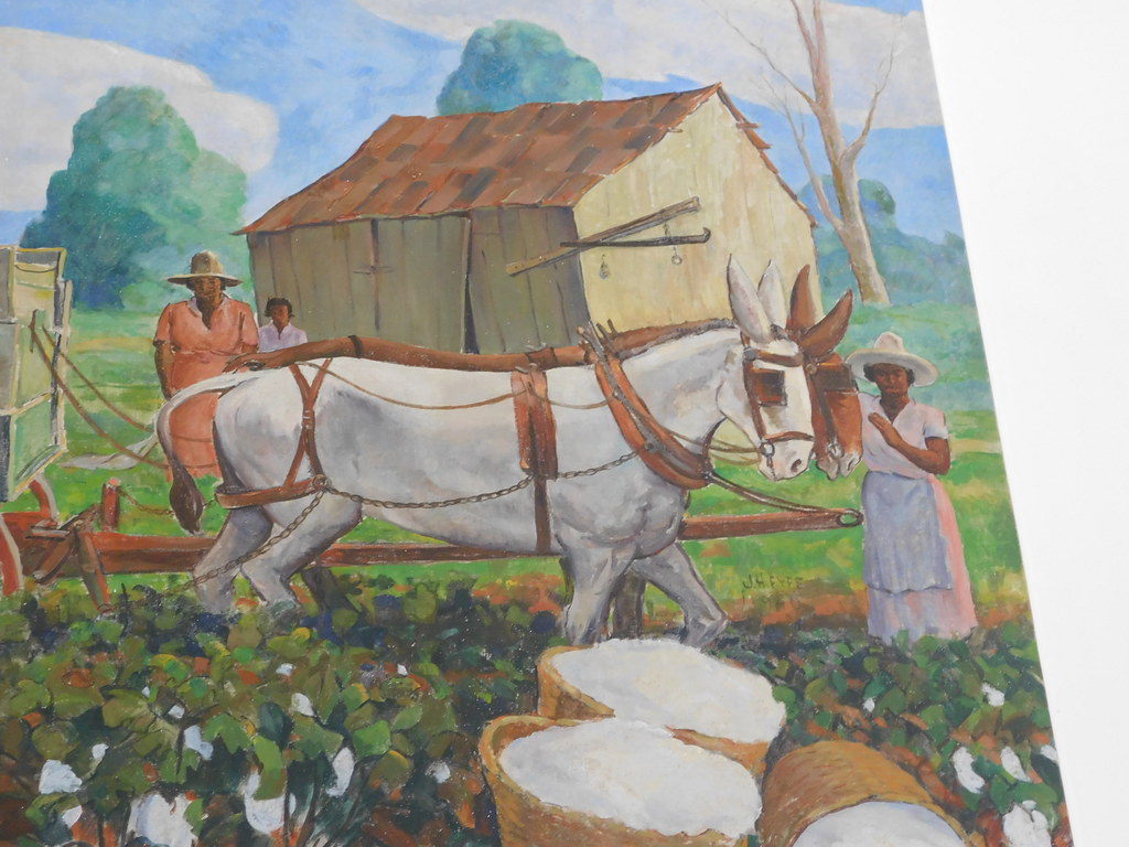 Magnolia Mississippi Post Office Mural Detail 1 of 3 New D… Flickr