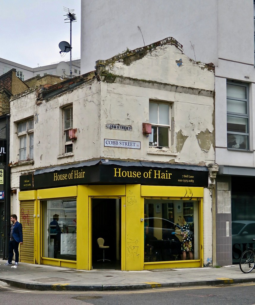 House of Hair, London, UK House of Hair, 7 Bell Lane, Spit… Flickr