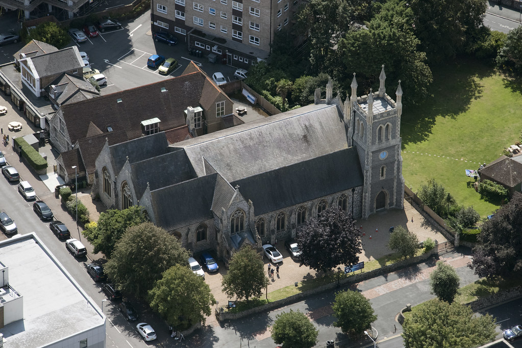 Eastbourne aerial image Holy Trinity Church a photo on Flickriver