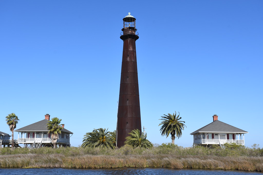 Point Bolivar Lighthouse (Port Bolivar, Texas) Historic 18… Flickr