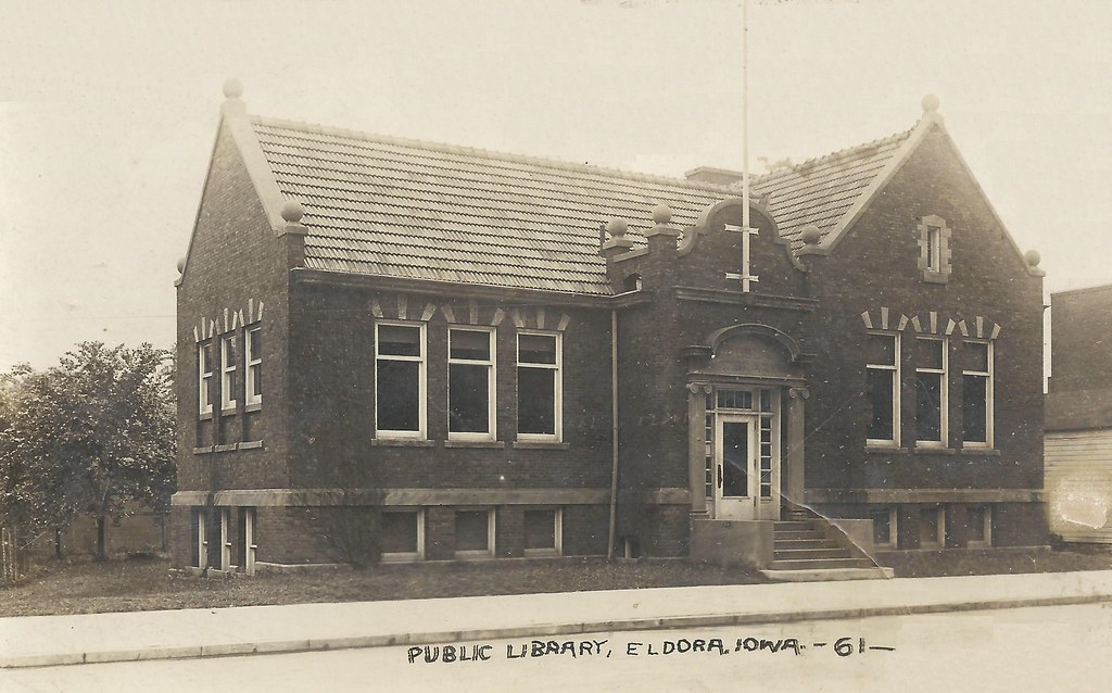 Eldora, Iowa, Public Library Postmarked December 29, 1913.… Flickr