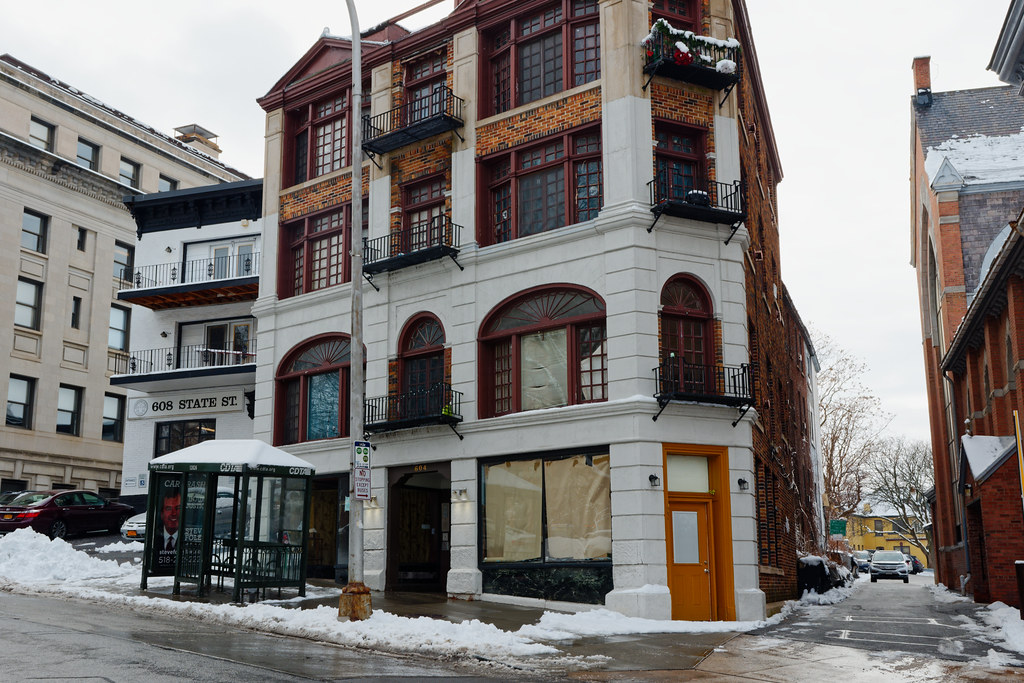 608 State St. Apartment building in downtown Schenectady, … Flickr