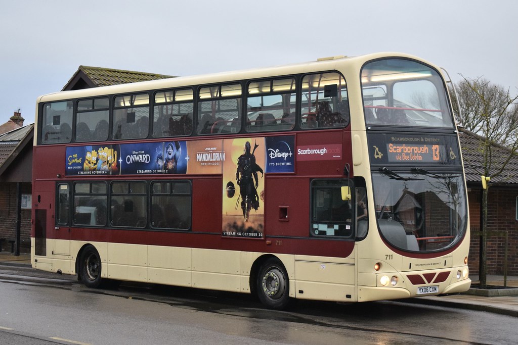 YX06CXM 711 seen here in Filey Bus Station about to operat… Flickr