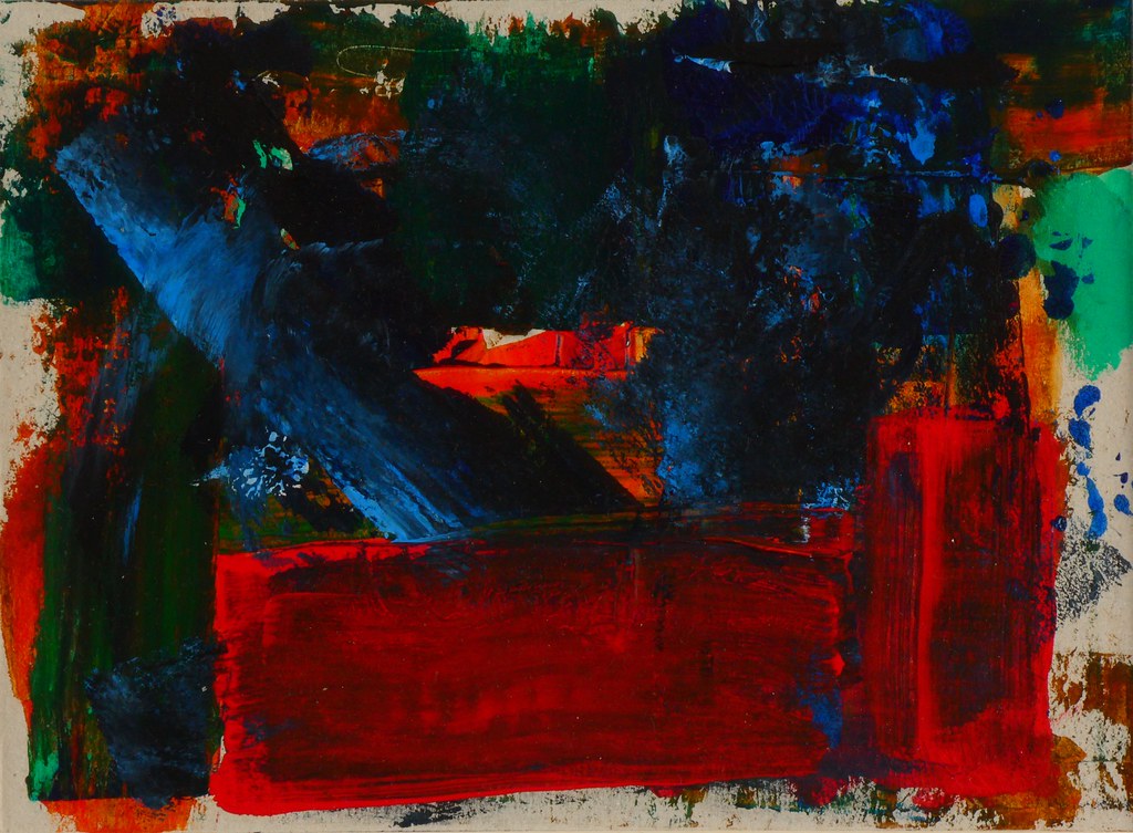 Painting 2018 Acrylic paint on card Keith Holdich Flickr