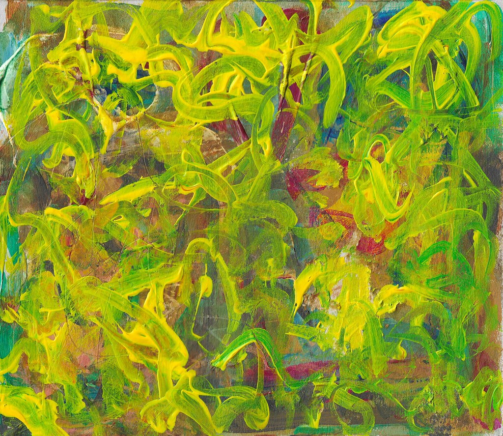 Painting 2016 Acrylic paint on card 16.4 x 19 cm Keith Holdich