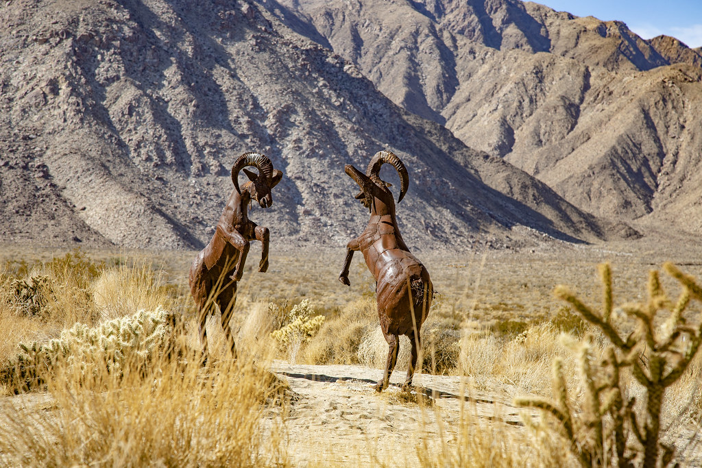 Anza Borrego Metal Sculptures Larry Calhoun Flickr