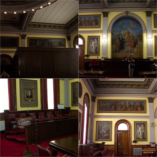 Van Wert Ohio Van Wert Courthouse Mural in Court Room … Flickr