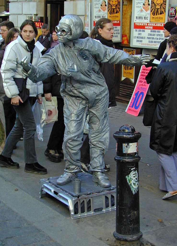 Human Statue in Covent Garden, London Linda 2409 Flickr