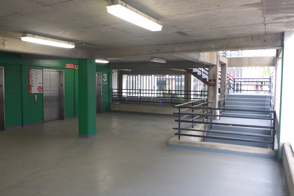 Elevator at Busch Stadium Parking Garage in St. Louis DieselDucy