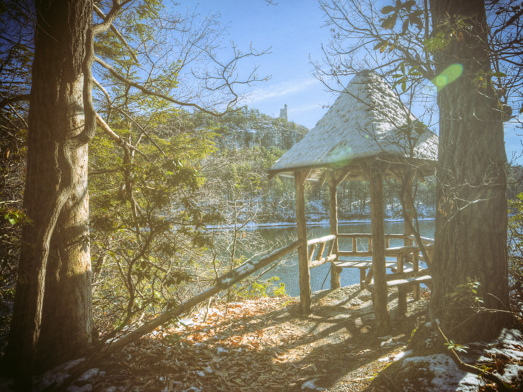 Framed Gazebo Gazebo on the grounds of Mohonk Mountain Hou