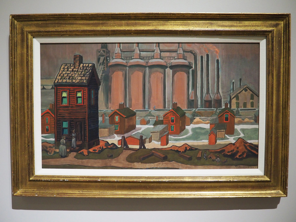 Steel Mill Homes (Blast Furnace) Charles Burchfield Muskeg… Flickr